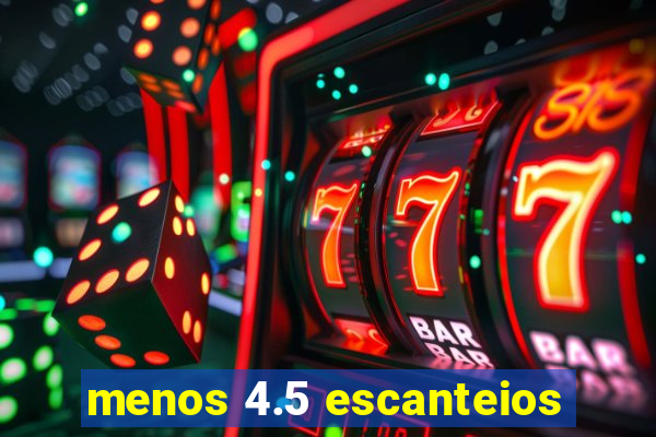 menos 4.5 escanteios